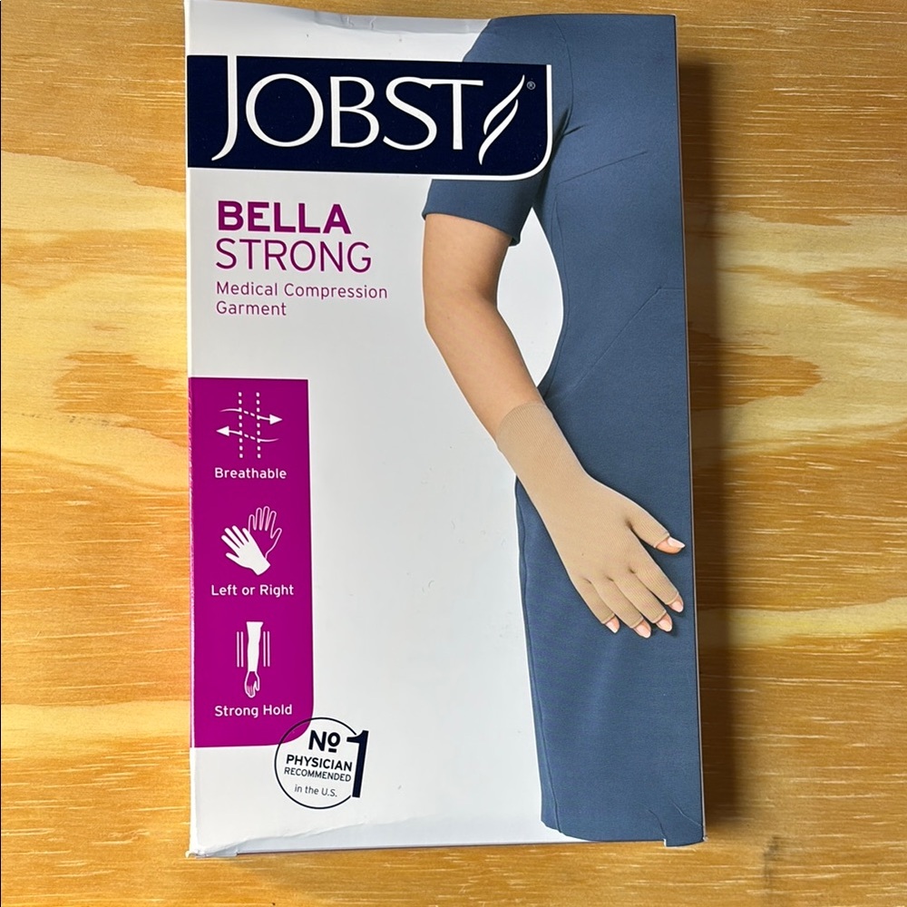 JOBST Bella Strong Compression Glove beige size 7 20-30 mmHg 7529146